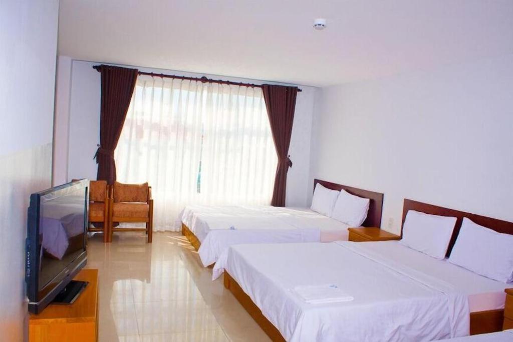 เทียน งา แฟมิลี่ โฮเต็ล Hotel ญาจาง ภายนอก รูปภาพ